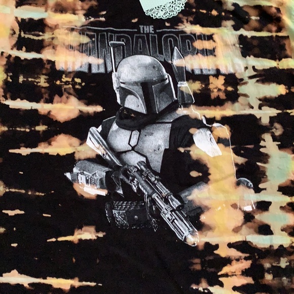 New custom tie dye the Mandalorian t-shirt - Picture 2 of 5